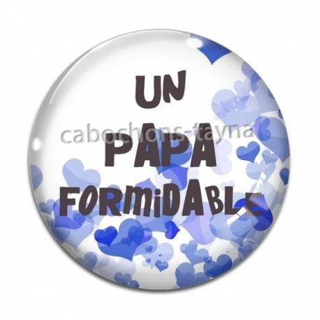 Cabochon Verre - un papa formidable