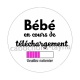 bébé en cours de téléchargement