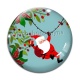 Cabochon Verre - père noël
