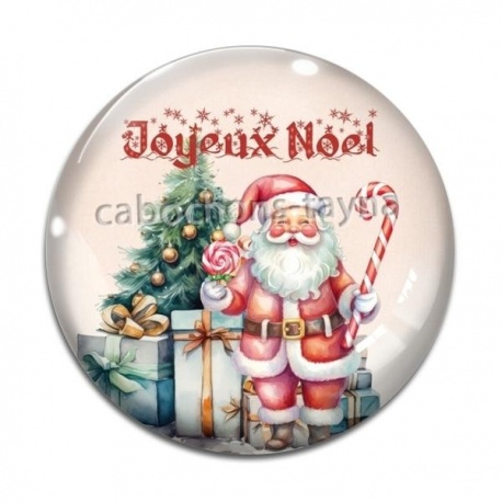 Cabochon Verre - joyeux noël