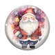 Cabochon Verre - père noël