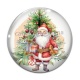 Cabochon Verre - père noël