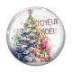 Cabochon Verre - joyeux noël