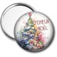 Miroir de poche - joyeux noël