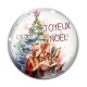 Cabochon Verre - joyeux noël