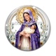 Cabochon Verre - vierge