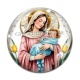 Cabochon Verre - vierge