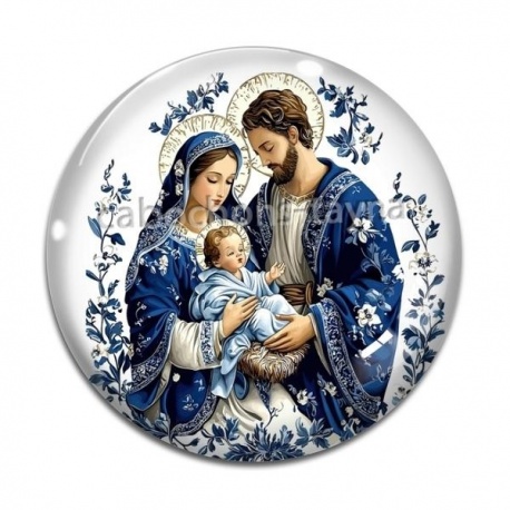 Cabochon Verre - Vierge jésus