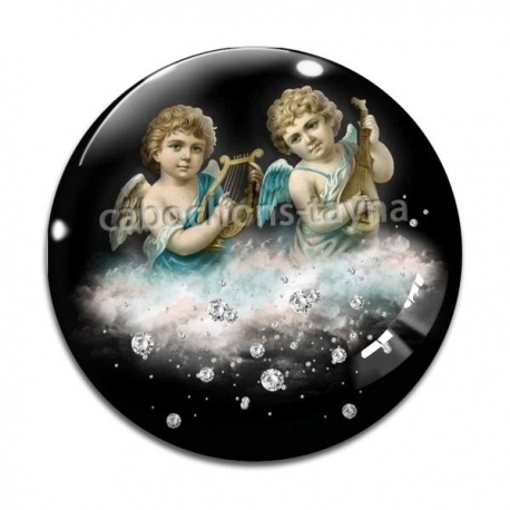 Cabochon Verre - ange