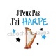 j'peux pas j'ai harpe
