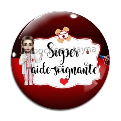 Cabochon Verre - super aide soignante
