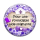 Cabochon Verre - une aide soignante formidable