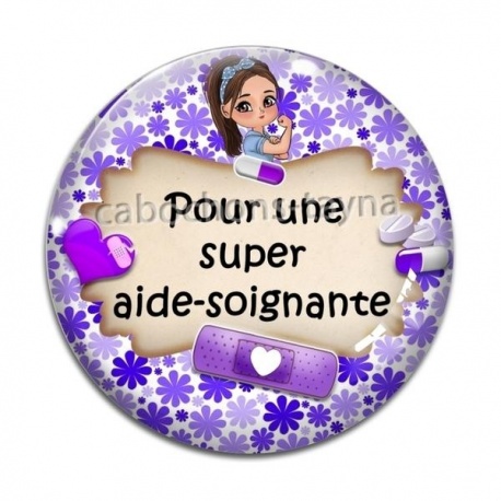 Cabochon Verre - super aide soignante