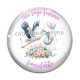 Cabochon Verre - une sage femme formidable