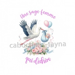 une sage femme qui déchire