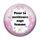 Cabochon Résine - pour la meilleure sage femme