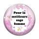 Cabochon Verre - pour la meilleure sage femme