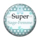 Cabochon Résine - super sage femme