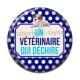 Cabochon Résine - un vétérinaire qui déchire