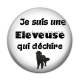 Cabochon Résine - je suis une éleveuse qui déchire