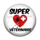 Cabochon Résine - super vétérinaire