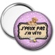 Miroir de poche - j'peux pas j'ai véto