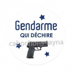 gendarme qui déchire