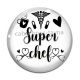 Cabochon Verre - super chef