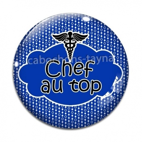 Cabochon Verre - chef au top
