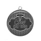 Pendentif Cabochon Argent - chef au top