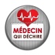 Cabochon Résine - médecin qui déchire