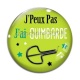 Cabochon Verre - j'peux pas j'ai guimbarde