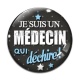 Cabochon Verre - médecin qui déchire