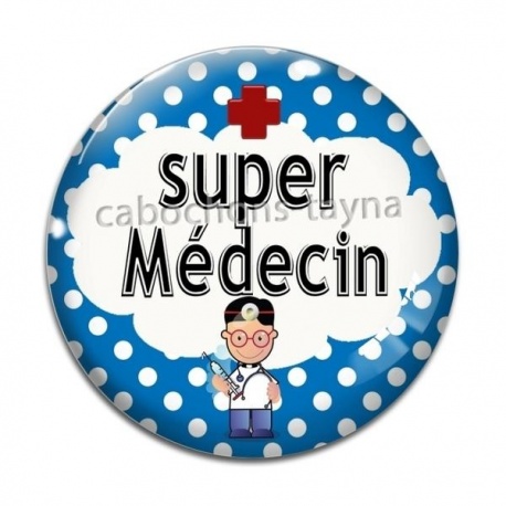 Cabochon Verre - super médecin