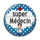 Cabochon Résine - médecin qui déchire