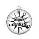 Pendentif Cabochon Argent - super dentiste