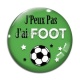Cabochon Verre - j'peux pas j'ai foot