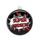 Pendentif Cabochon Argent - super médecin