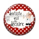 Cabochon Résine - dentiste qui déchire