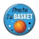 Cabochon Résine - j'peux pas j'ai basket