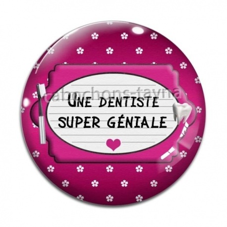 Cabochon Verre - une dentiste super géniale