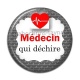 Cabochon Résine - médecin qui déchire