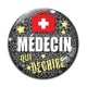 Cabochon Verre - médecin qui déchire