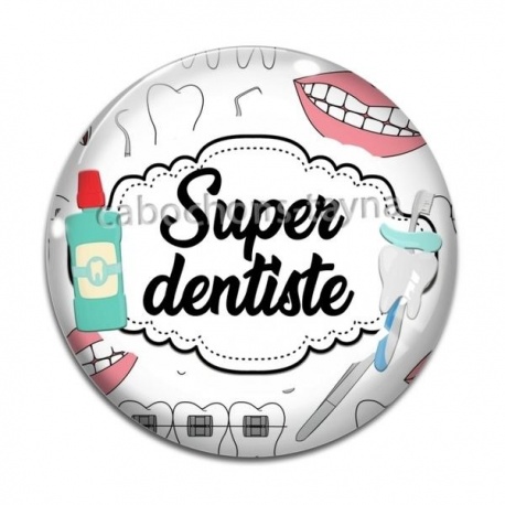 Cabochon Verre - super dentiste