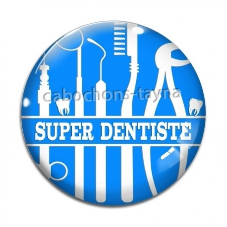 Cabochon Verre - super dentiste
