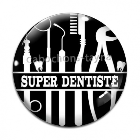 Cabochon Verre - super dentiste