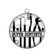 Pendentif Cabochon Argent - super dentiste