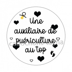 une auxiliaire de puériculture au top