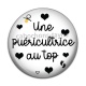 Cabochon Résine - une puéricultrice au top