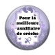 Cabochon Résine - pour la meilleure auxiliaire de crèche